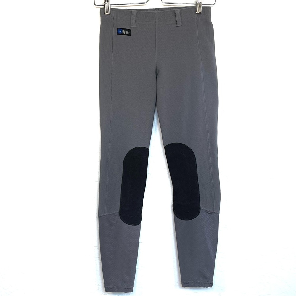 IRIDEON Riding Equestrian Pants Womens Small Gray Pull On Breeches